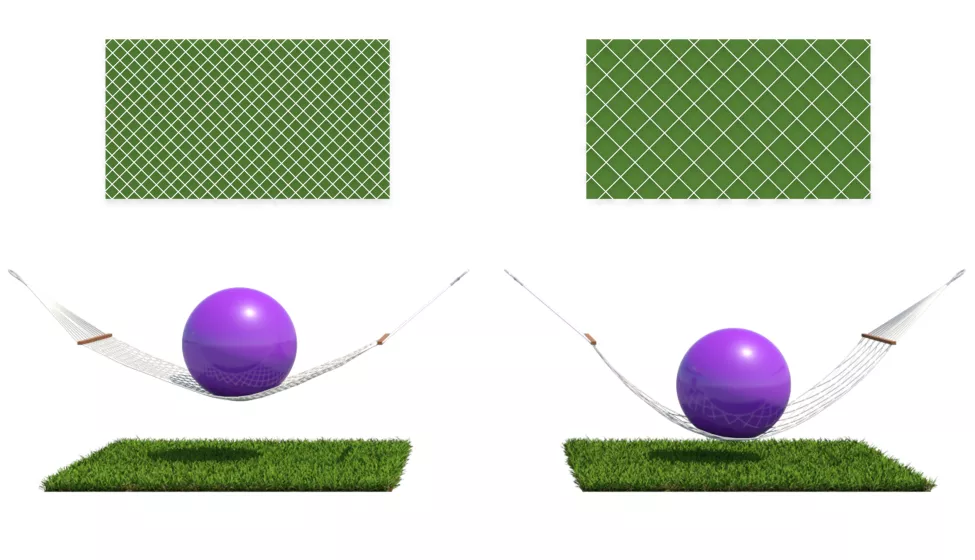 Mesh comparison graphic