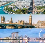 Collage of international cities