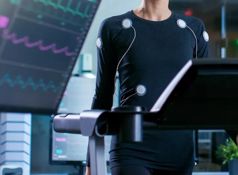 Exponent biomechanical engineers study human movement data in a UX lab setting