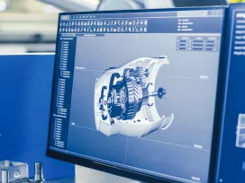 A mechanical component design file. Exponent engineers perform design evaluations to improve safety and performance. 