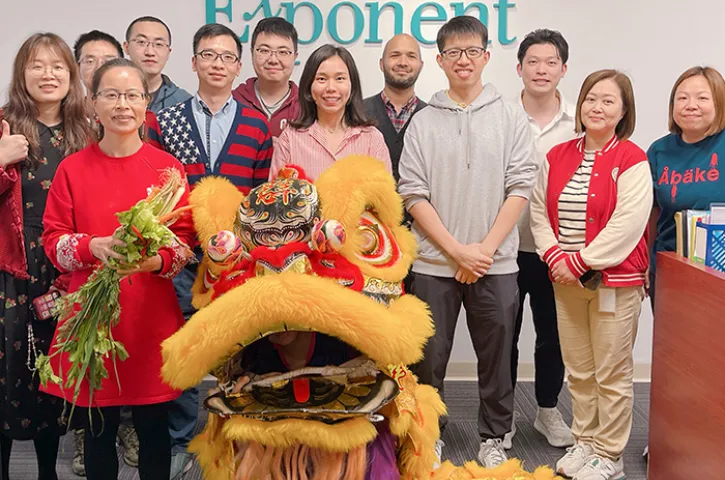 Exponent’s Hong Kong Office Celebrates the Year of the Dragon
