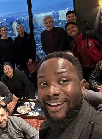 Our Oakland Team Enjoy a Rooftop Happy Hour 